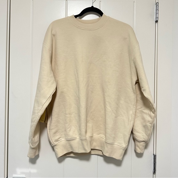 Wilfred Free Fleece Oversized in faded bone - Picture 3 of 9